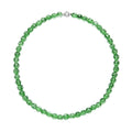 Grüne Murano-Stil Glas Halskette ca. 50 cm, nickelfreie Legierung, 329.00 ct