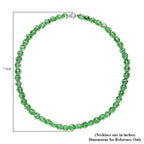 Grüne Murano-Stil Glas Halskette ca. 50 cm, nickelfreie Legierung, 329.00 ct