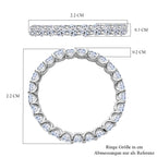 Schmuck-Trio: LUXURIANT DIAMOND SI-GH Labor Diamant Schmuckset (Ringgröße 17,5)