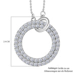 Schmuck-Trio: LUXURIANT DIAMOND SI-GH Labor Diamant Schmuckset (Ringgröße 17,5)