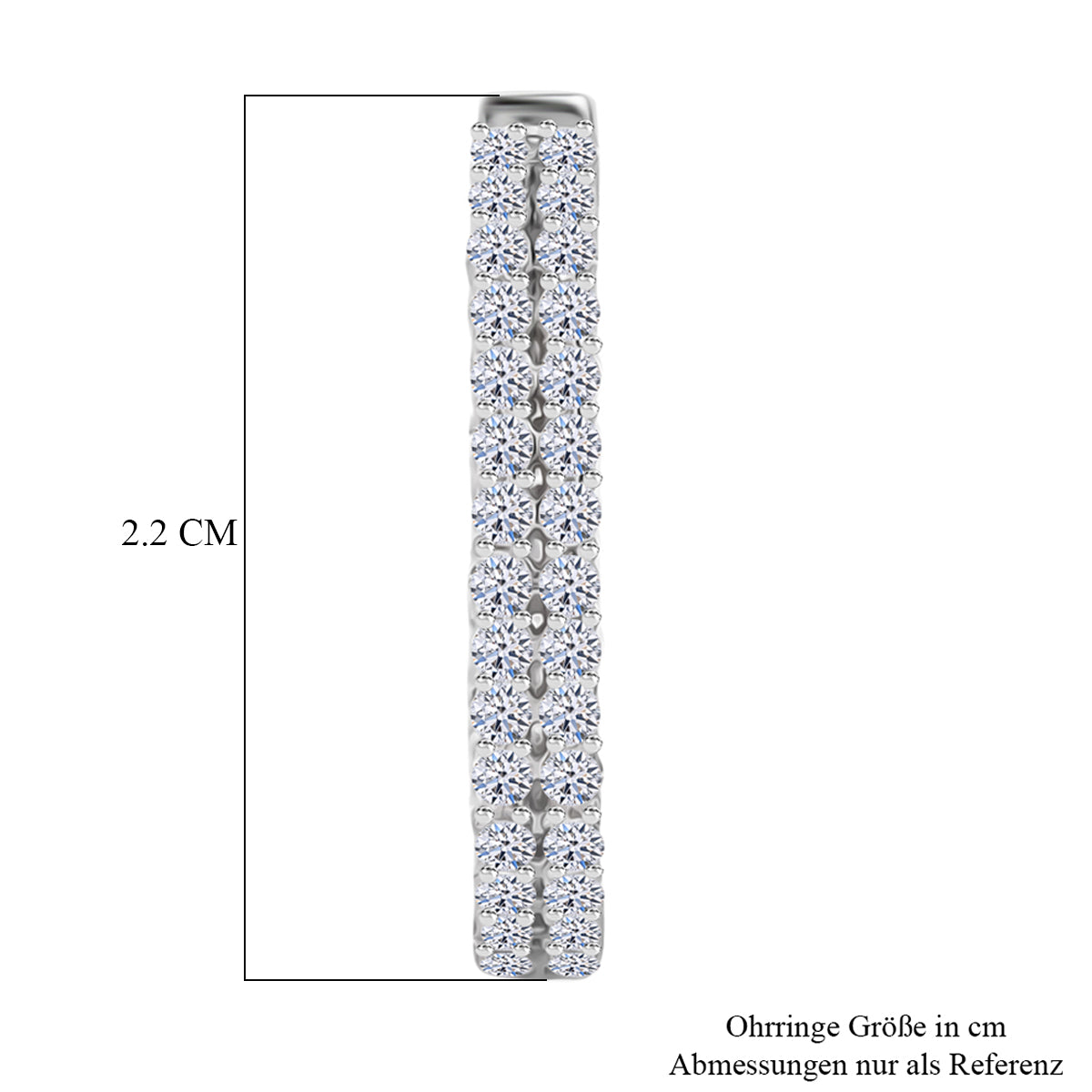 Schmuck-Trio: LUXURIANT DIAMOND SI-GH Labor Diamant Schmuckset (Ringgröße 17,5)