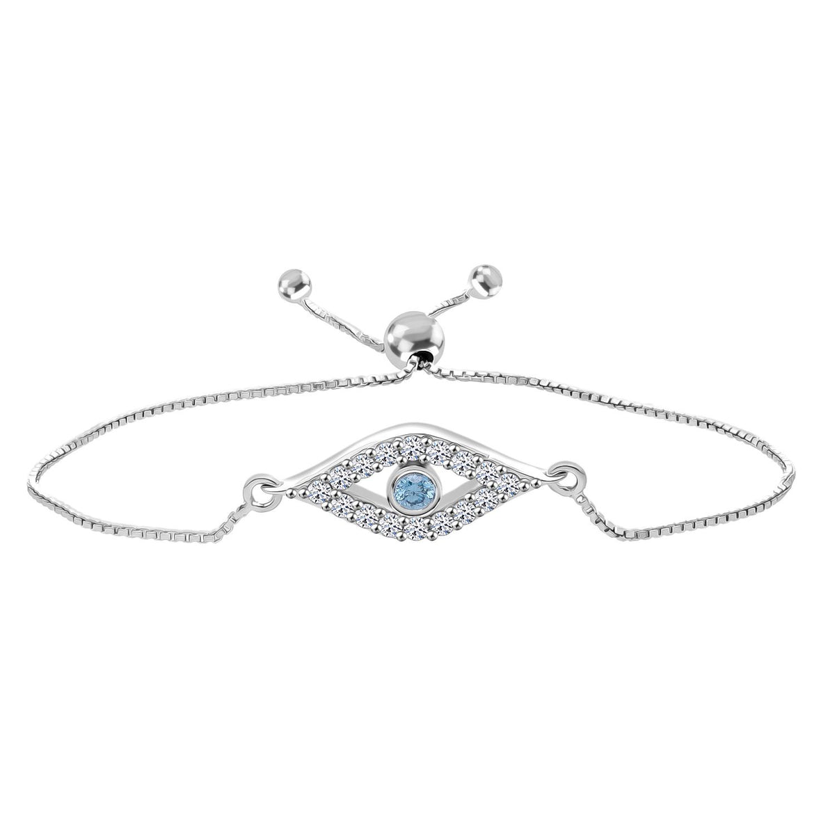 LUXURIANT SI Labor blaues Diamant und SI-GH weißes Labor Diamant Schmuckset