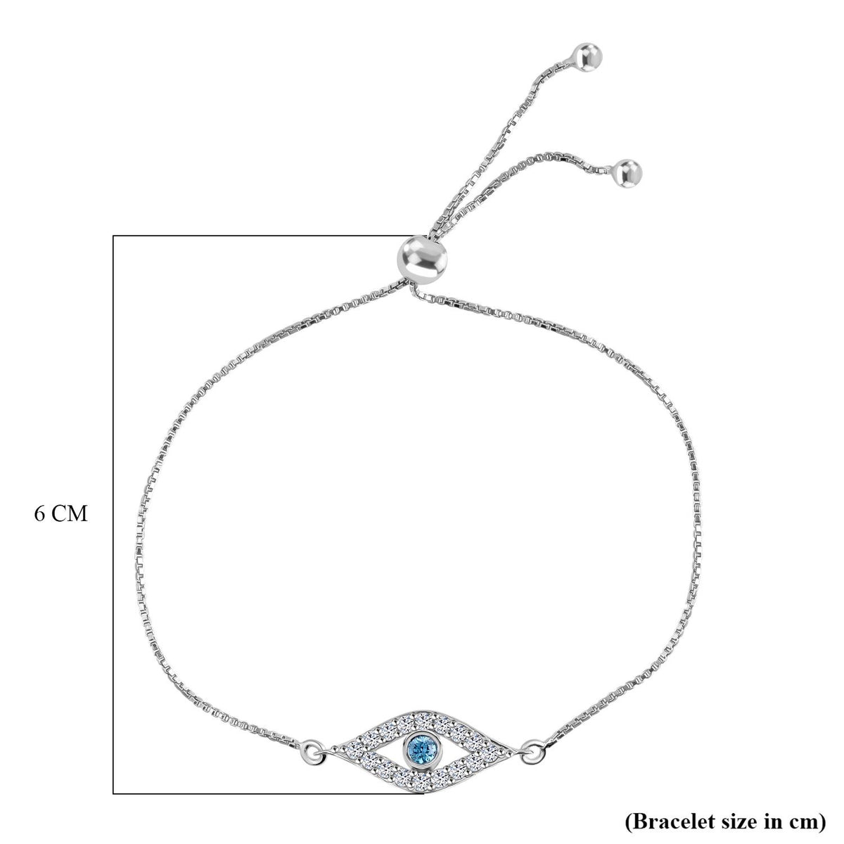 LUXURIANT SI Labor blaues Diamant und SI-GH weißes Labor Diamant Schmuckset
