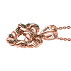 GP Amore Kollektion - 2er-Set weißer Diamant und blauer Saphir Anhänger mit 50cm Kette