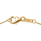 GP Amore Kollektion - 2er-Set weißer Diamant und blauer Saphir Anhänger mit 50cm Kette