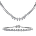 LUXURIANT DIAMOND Duo: SGL zertifiziertes SI-GH Labor-Diamant Armband & Halskette