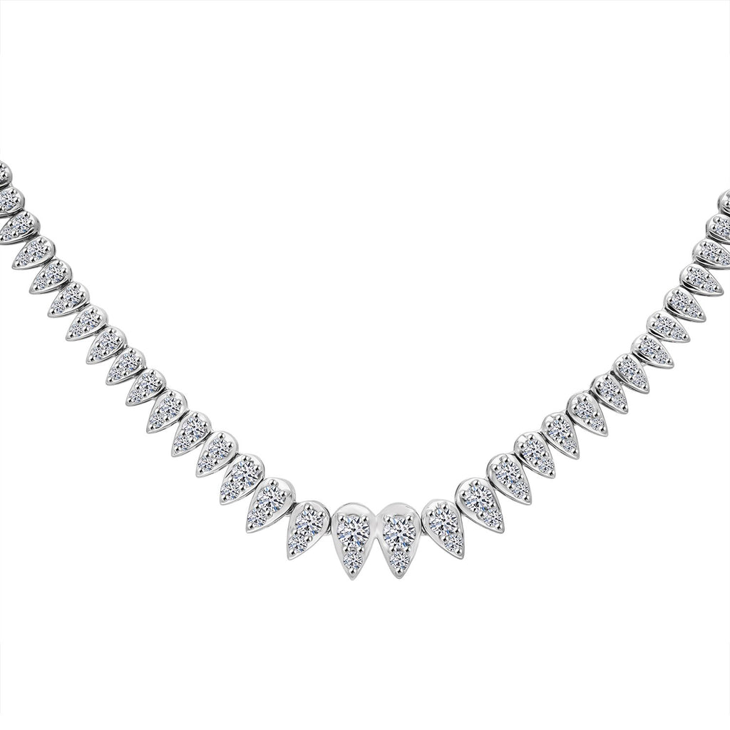 LUXURIANT DIAMOND Duo: SGL zertifiziertes SI-GH Labor-Diamant Armband & Halskette