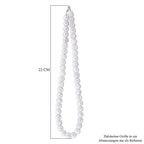 Eis Quarz Halskette 45cm und Armband 19cm