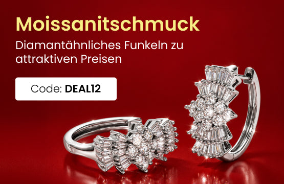Moissanitschmuck – diamantähnliches Funkeln zu attraktiven Preisen. Code BLACK16
