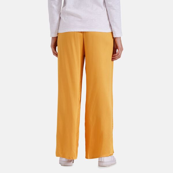 Locker geschnittene Damenhose mit Gummibund, Einheitsgr&ouml;&szlig;e, Gelb image number 5