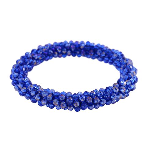 Flexibles, blaues Magie Farbe Kristall-Armband image number 0