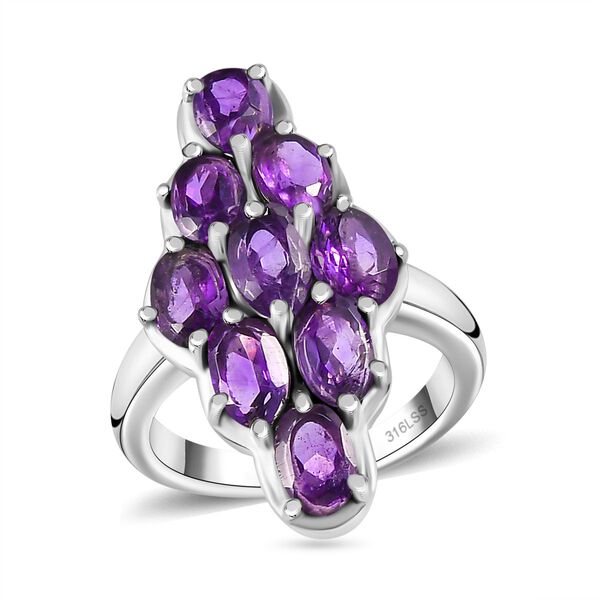Afrikanischer Amethyst-Ring - 3,59 ct. image number 4