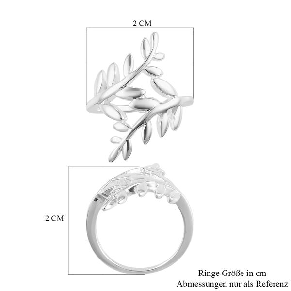 ALLORO Bypass-Ring mit Blattmotiven image number 7