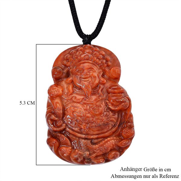 Rote Jade 70cm Halskette - 210 ct. image number 6