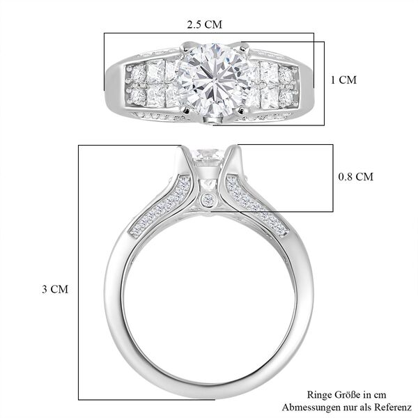 Moissanit Ring - 2,75 ct. image number 6