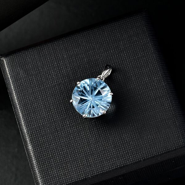 Himmelblauer Topas Anh&auml;nger - 11,20 ct. image number 1