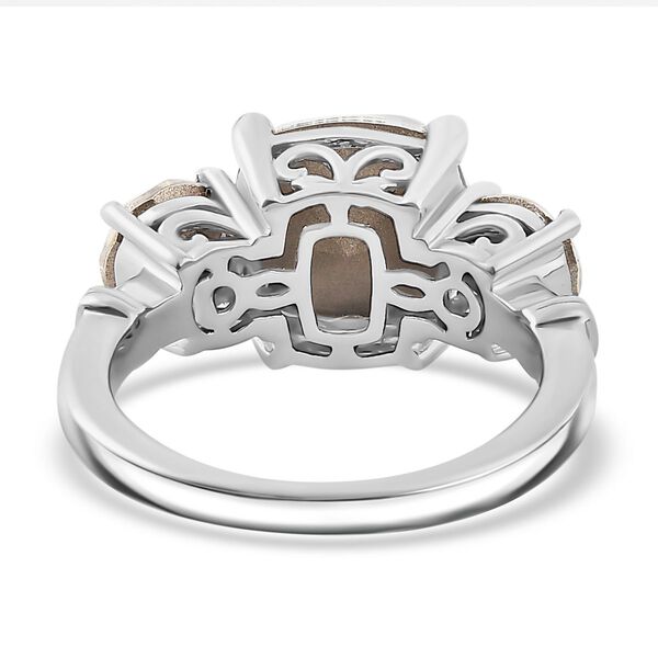 J Francis gefertigt mit SWAROVSKI- Weißer Swarovski Kristall Ring image number 5