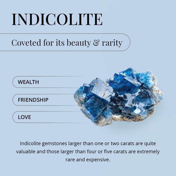 Indicolite Octagon Free Faceted Cut 4A 9.43 Ct image number 3