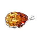 Baltischer Bernstein-Anhänger, 925 Silber