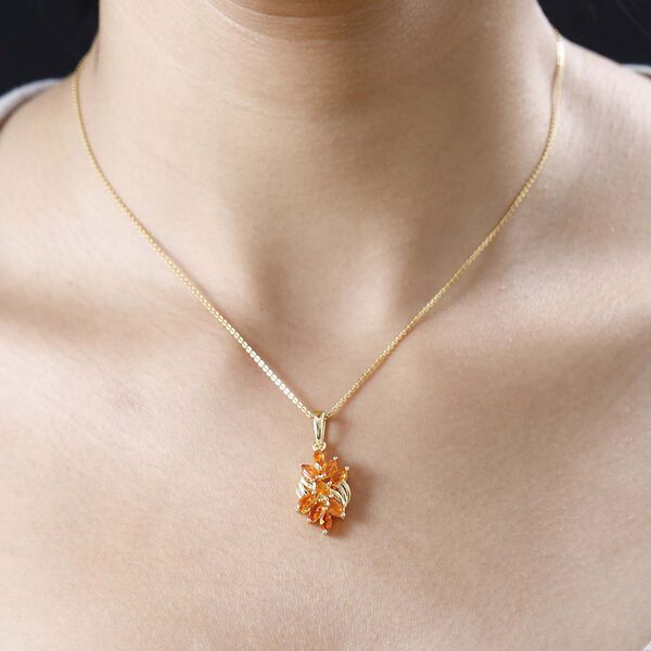 AA Salamanca Feueropal Anh&auml;nger - 0,87 ct. image number 3