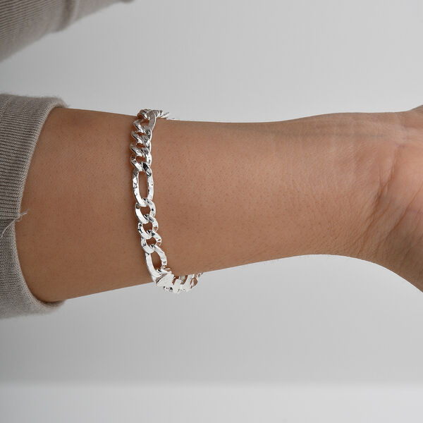Strukturiertes Figaro-Armband 19cm image number 1