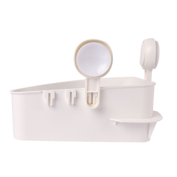 Dreieckiger Eckschrank, Gr&ouml;&szlig;e 25,5x25,5x10,5 cm, Wei&szlig; image number 2