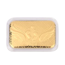 EXKLUSIVES GESCHENK - 999er Feingoldplatte mit Babyfu&szlig; Motiv