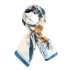 100 % natürlicher Satin Seiden Schal, Mehrfarbig
