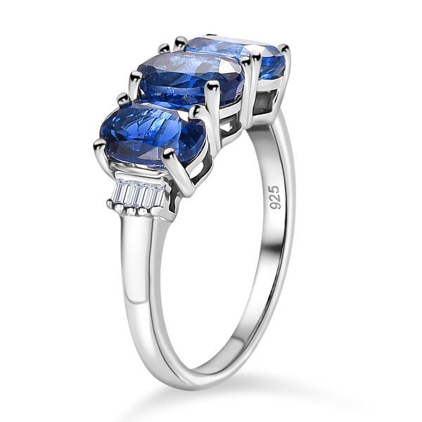 Kaschmir Kyanit und Zirkon-Ring - 3,30 ct. image number 5