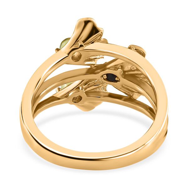 GP Italian Garden Collection - AA Natürlicher Peridot Ring, ca. 0,53 ct. image number 6