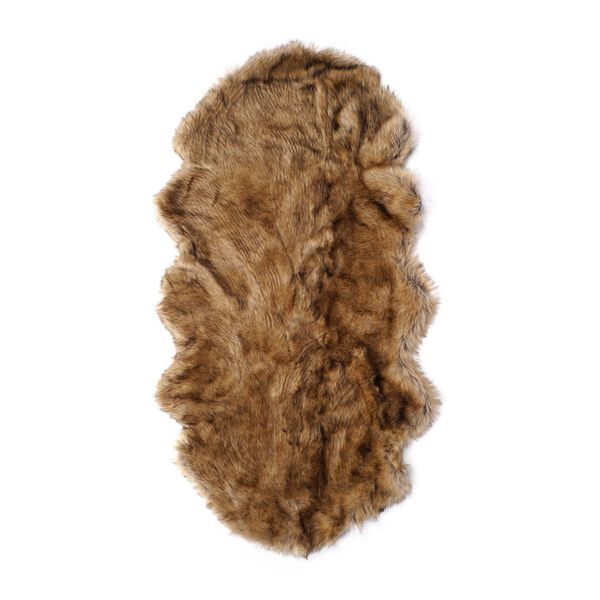 Kunstfell Teppich, braun image number 3