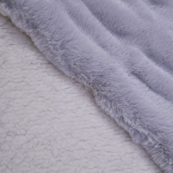Serenity Night: Decke aus Kunstfell, Gr&ouml;&szlig;e 150x200 cm, Silber image number 8