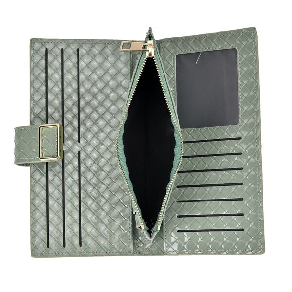 PU-Leder Brieftasche mit RFID-Schutz, olivgr&uuml;n image number 5