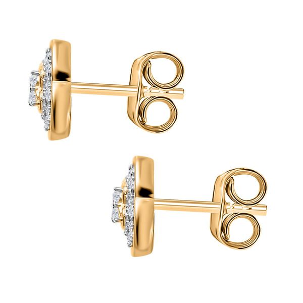 Herz Diamant Ohrringe - 0,19 ct. image number 5