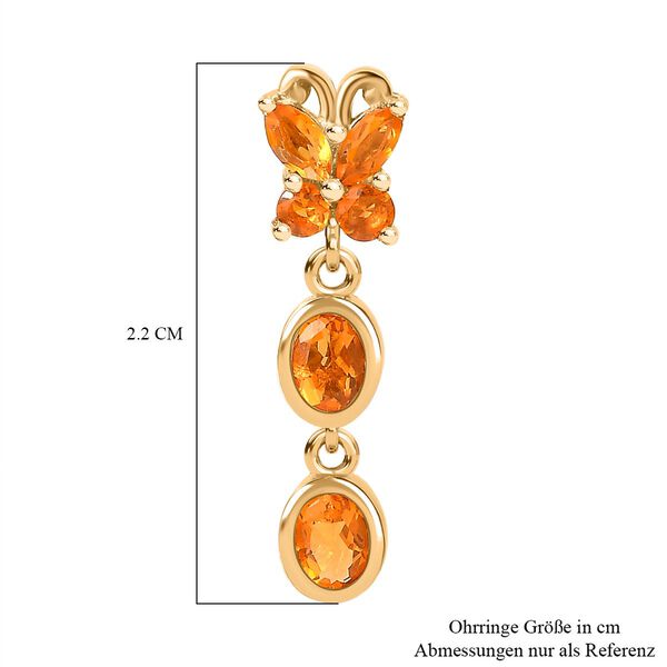 AA Salamanca Feueropal Ohrringe - 0,88 ct. image number 6