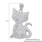 Lustro Stella - Weißer Zirkonia-Anhänger, 925 Silber rhodiniert ca. 2.00 ct image number 4