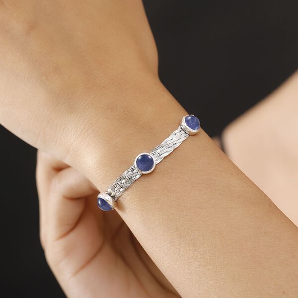 AA Tansanit Armband, 19 cm - 8,15 ct. image number 2