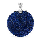 Royal Bali Kollektion - blauer Korallen-Anhänger, 925 Silber image number 4