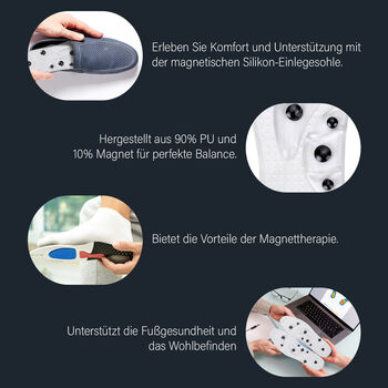 Magnetische Silikon-Einlegesohle