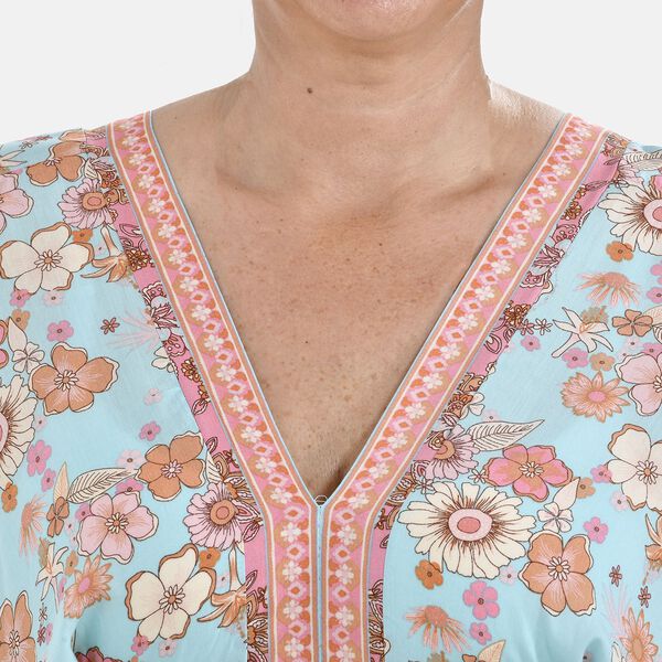 Boho-Chic Maxikleid mit Quasten, Einheitsgr&ouml;&szlig;e, pink image number 10