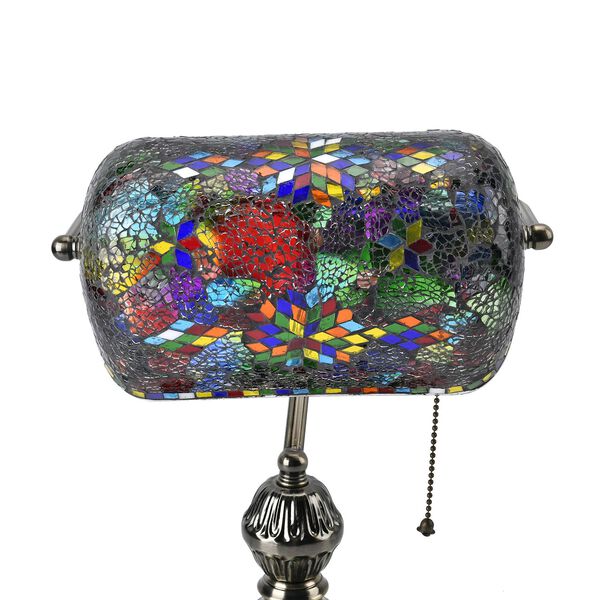 Mosaik Tischlampe, gr&uuml;n/rot image number 9