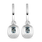 Espirito Santo Aquamarin-Ohrringe, 925 Silber platiniert ca. 1,00 ct