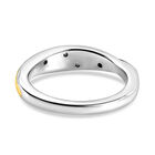 Diamant band Ring 925 Silber Platin-Überzug image number 7
