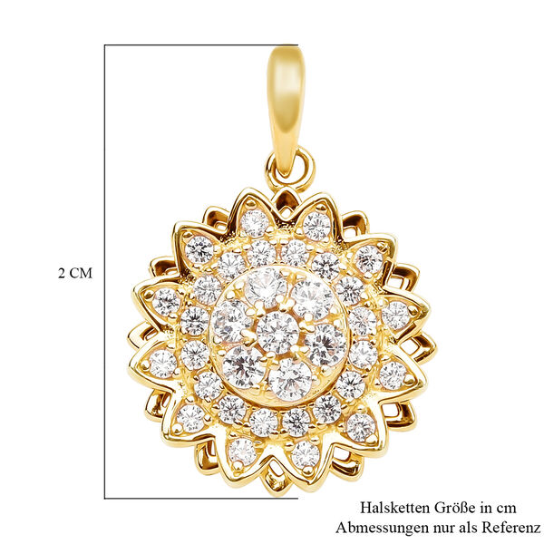 Weißer Zirkonia-Anhänger - 0,63 ct. image number 5