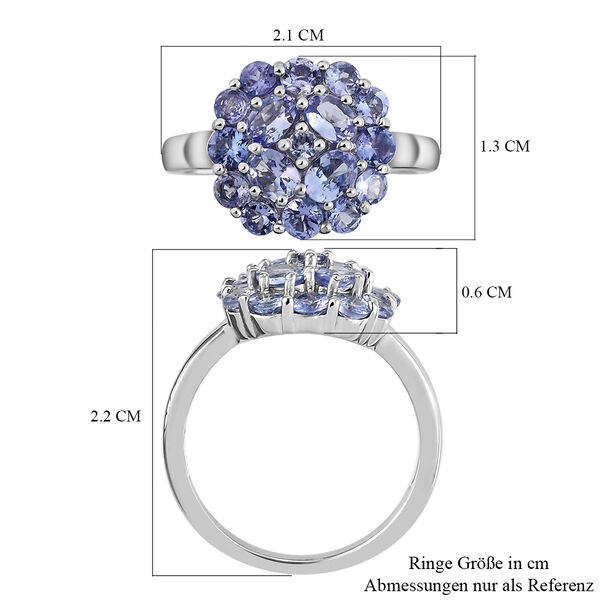 Tansanit Ring - 1,70 ct. image number 7