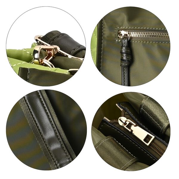 Wasserdichte Umh&auml;ngetasche, Olivgr&uuml;n image number 6