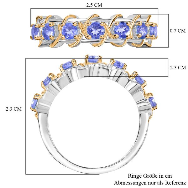 D&rsquo;Joy zweifarbiger Tansanit Ring - 0,71 ct. image number 6