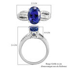 RHAPSODY AAAA Tansanit and VS EF Diamant Ring- 3,38 ct. image number 6