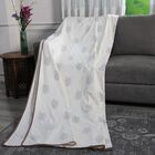 NAKKASHI - Fabrics: Handstempeldruck 100% Muslin-Baumwolle Dohar-Decke, 200x200 cm, Gelbe Blumen klein
