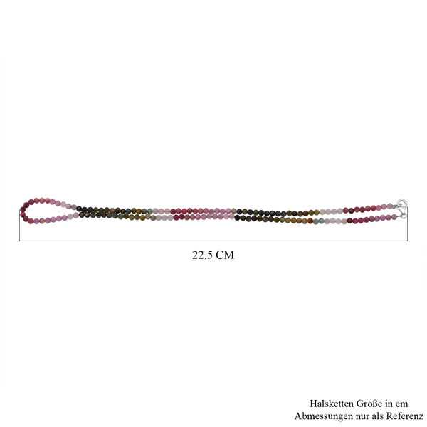 Multi-Turmalin 45cm Halskette - 50 ct. image number 5
